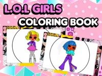 image bg L.O.L OMG Girls Coloring Book
